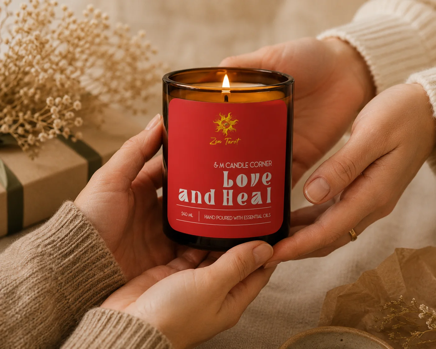 Zen Tarot Candle — 5.2